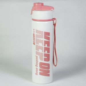 Keep On white BPA-free water bottle for school Karachi - Plastika Karachi